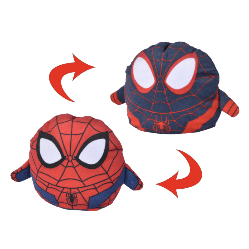  marvel spiderman peluche réversible 12 cm 